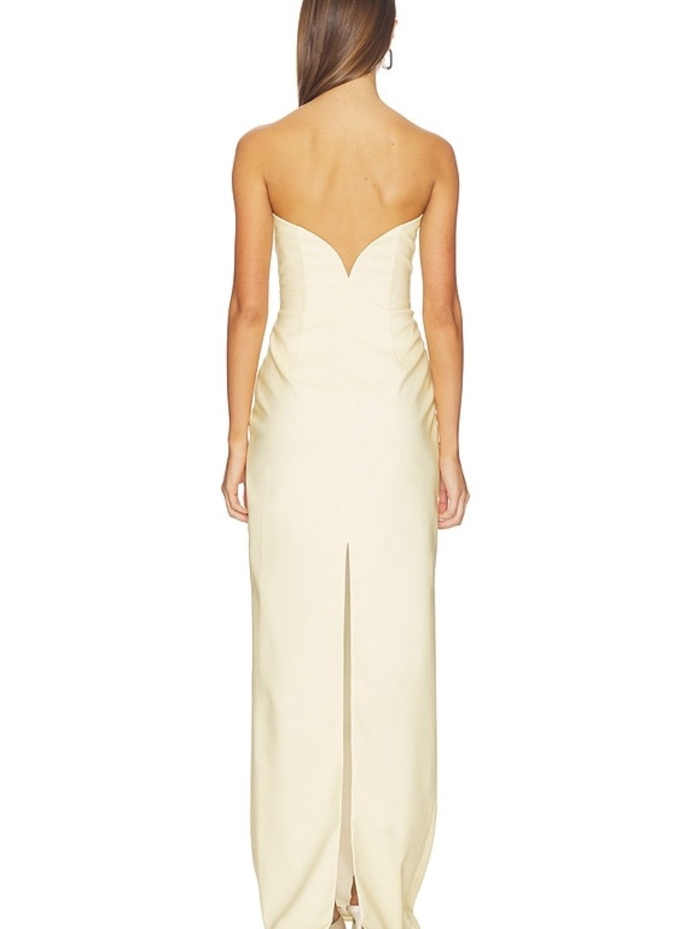 Katie May Ursula Yellow Strapless Floral Gown - Picture 9 of 15
